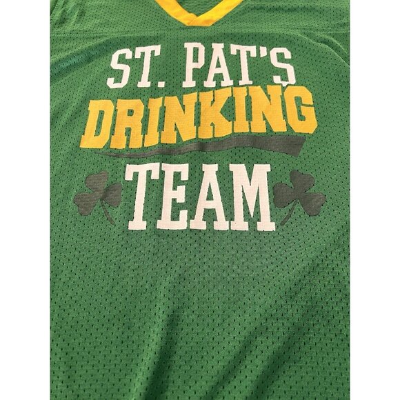 Spencer's St. Patrick's Day Drinking Team Jersey Shirt Women's Size Medium Green - Picture 8 of 10